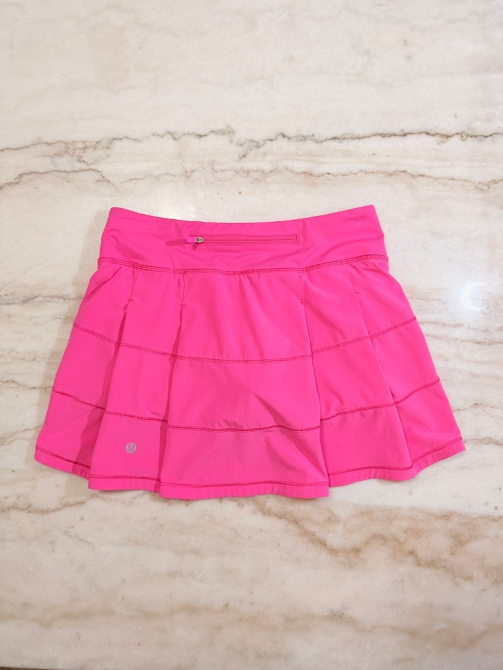 Lululemon Pace Rival tennis skirt in *Sonic Pink* ~REGULAR LENGTH